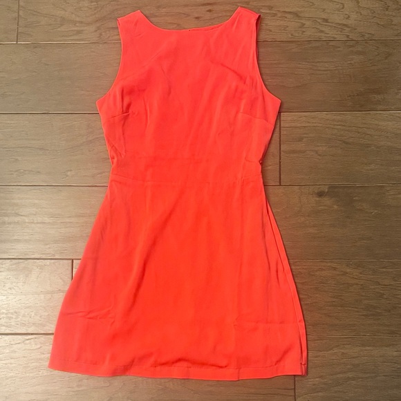French Connection Elegant Coral Sleeveless Dress - Picture 1 of 7